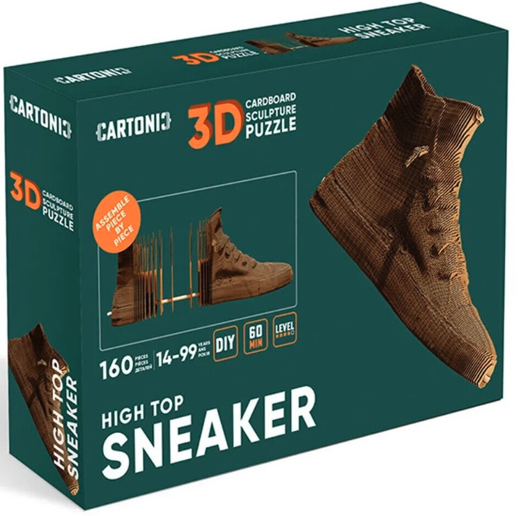 Puzzle 3D - High Top Sneaker | Cartonic - 1 | YEO