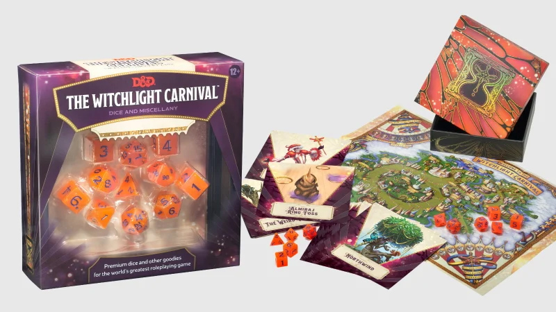 Joc - D&D Witchlight Carnival Dice Set |