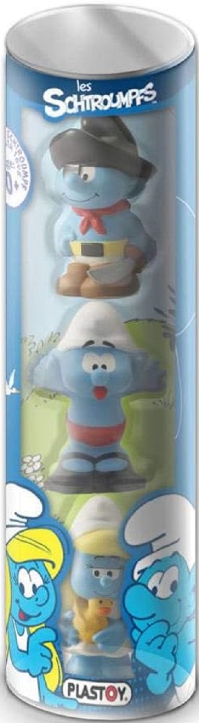 Set 3 Figurine - The Smurfs Eveil | Plastoy, Plastoy - 1 | YEO