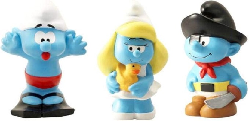 Set 3 Figurine - The Smurfs Eveil | Plastoy, Plastoy