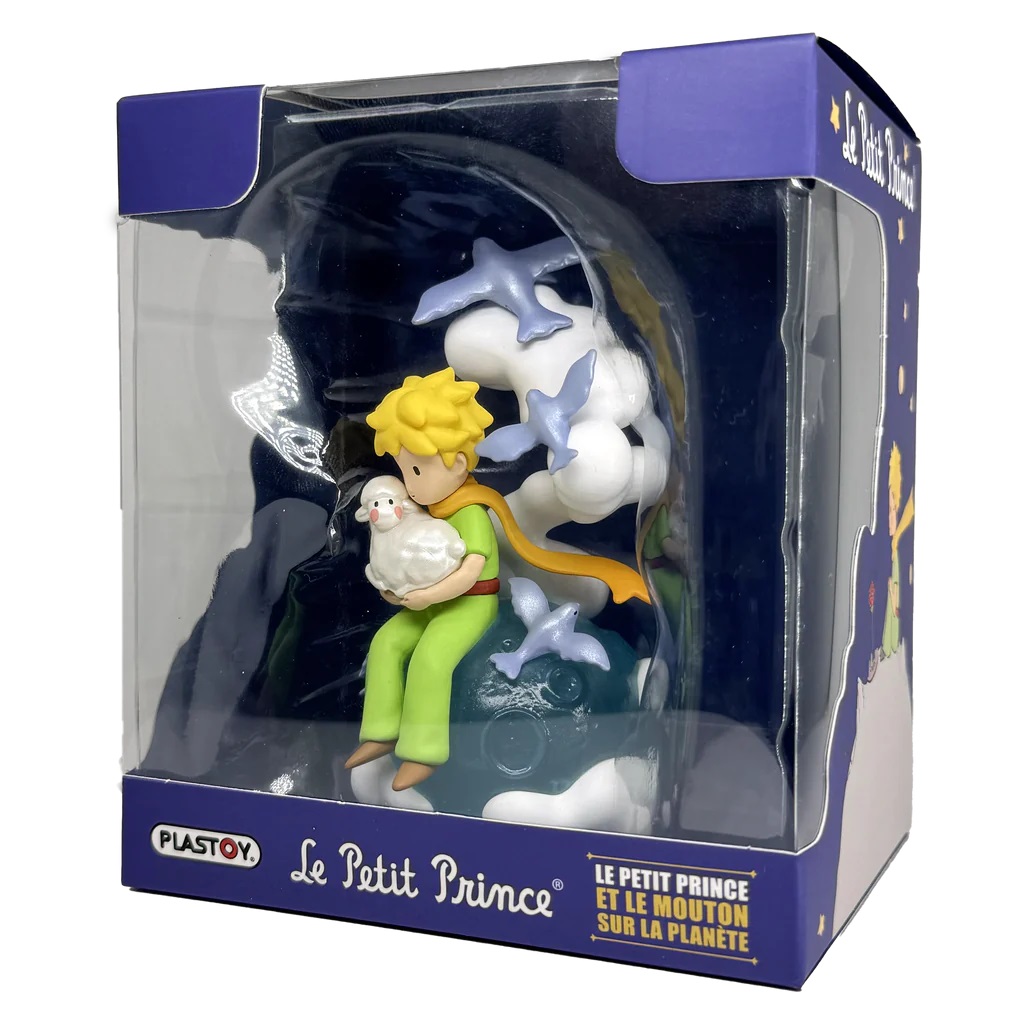 Figurina - The Little Prince and the Sheep on the Planet | Plastoy