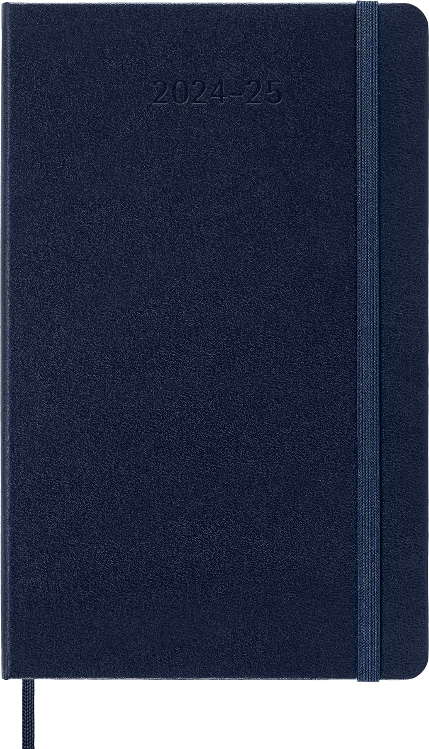 Agenda 2024/2025 - 18 Months Weekly Planner - Hard Cover, Large - Sapphire Blue | Moleskine