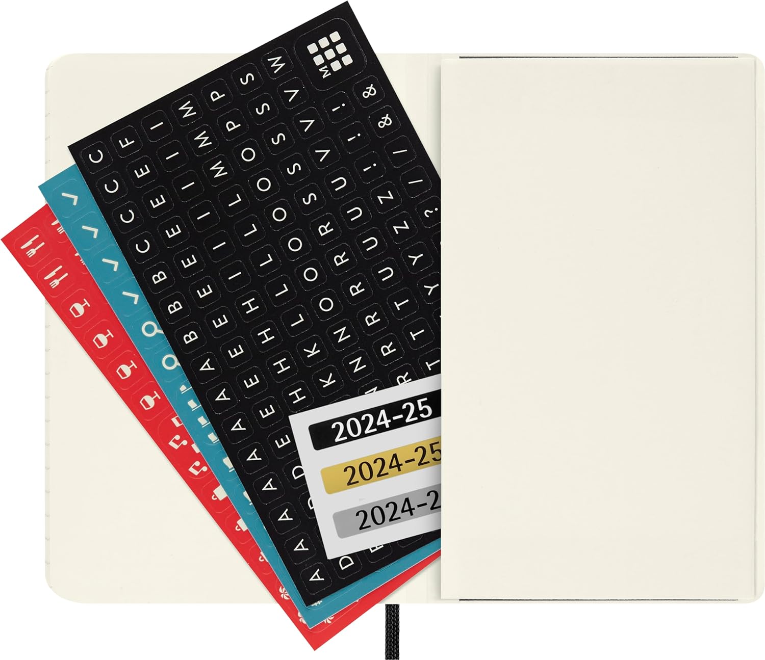 Agenda 2024/2025 - 18 Months Weekly Planner - Soft Cover, Pocket - Black | Moleskine - 5 | YEO