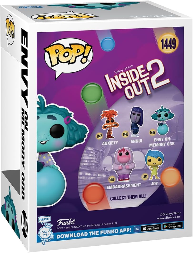 Figurina - Pop! Inside Out 2 - Envy on Memory Orb