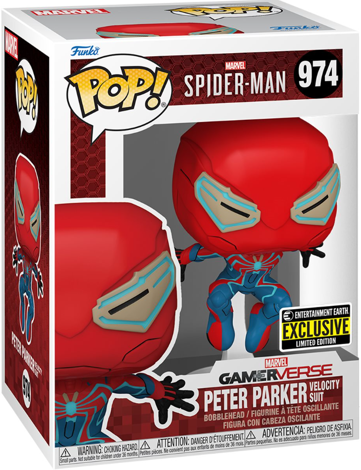 Figurina - Pop! Marvel\'s Spider-Man 2 - Peter Parker - Velocity Suit | Funko