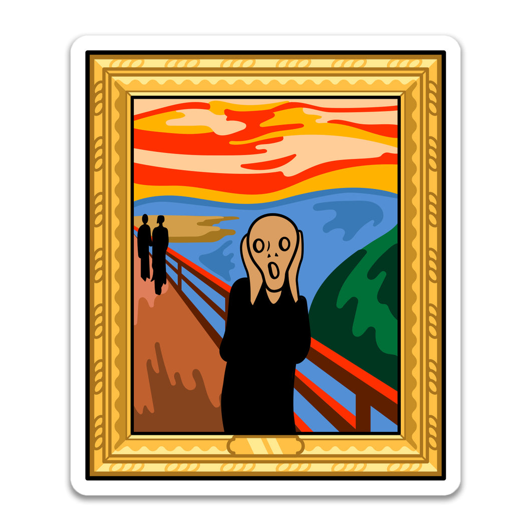 Sticker - Edvard Munch - The Scream | This is Art Day