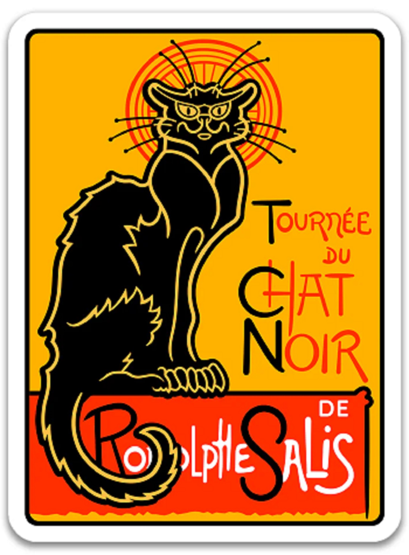 Sticker - Le Chat Noir | Today is Art Day