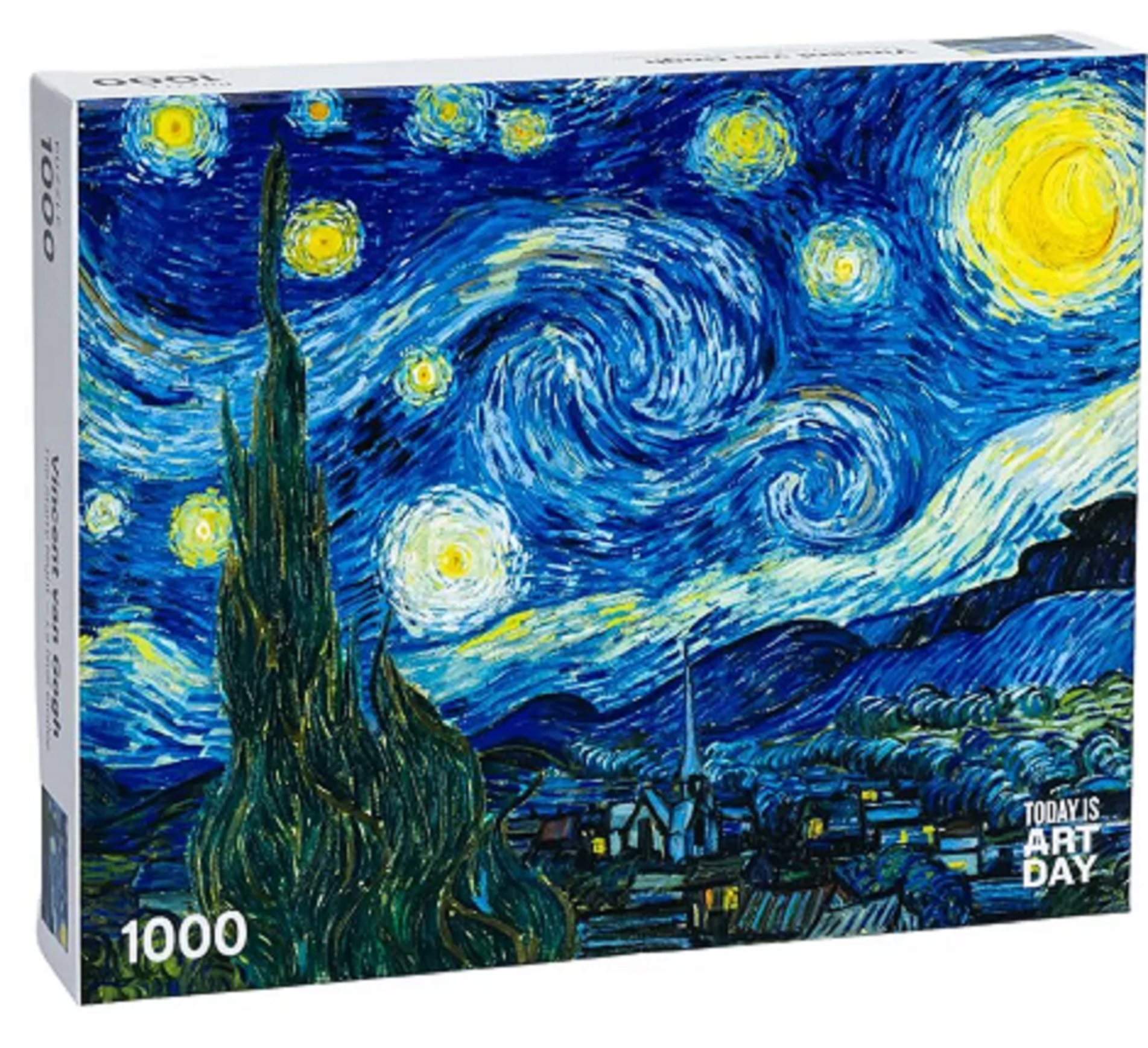 Puzzle 1000 piese - Vincent van Gogh - Noapte instelata | Today is art day - 1 | YEO