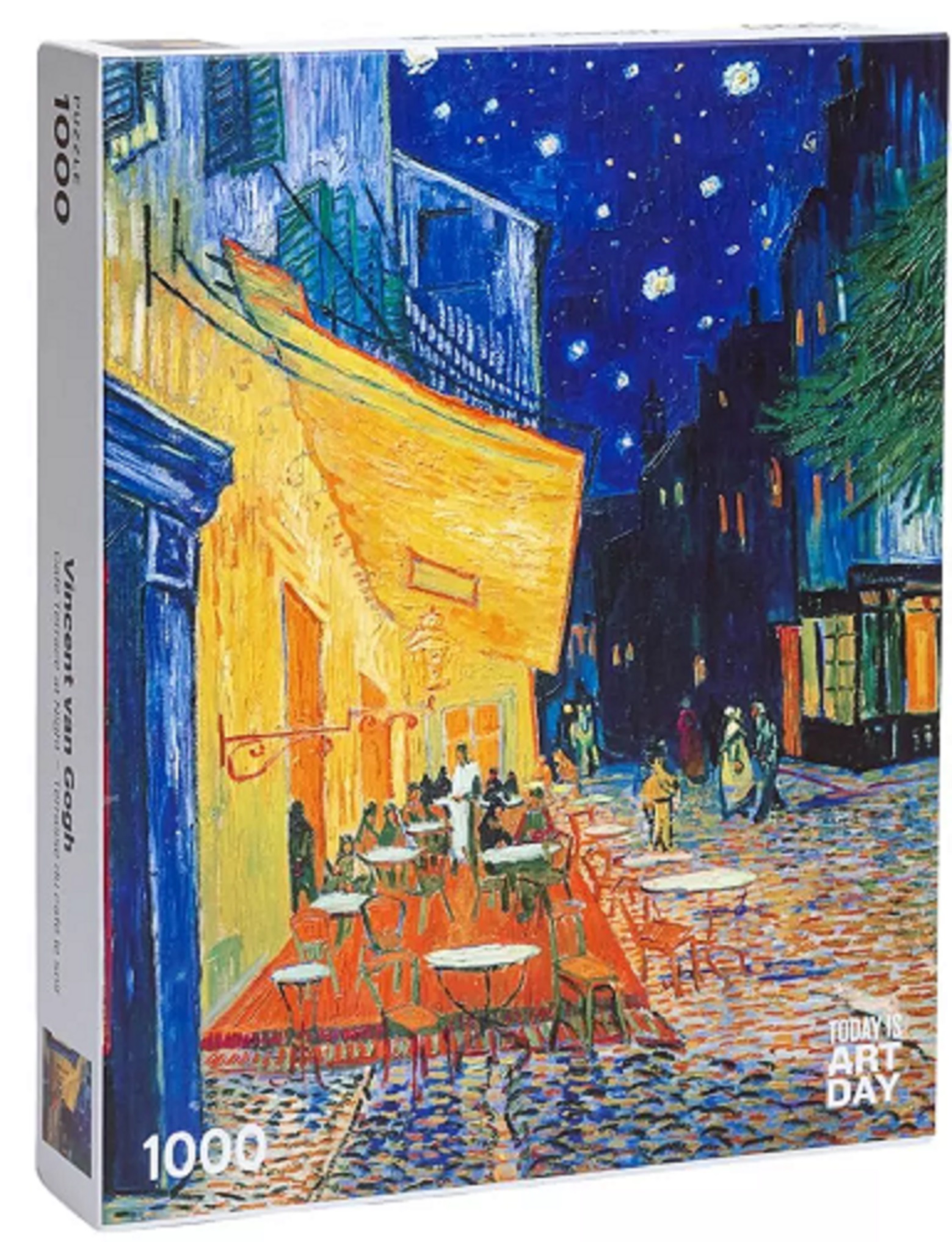 Puzzle 1000 piese - Vincent van Gogh - Cafenea | Today is art day - 1 | YEO