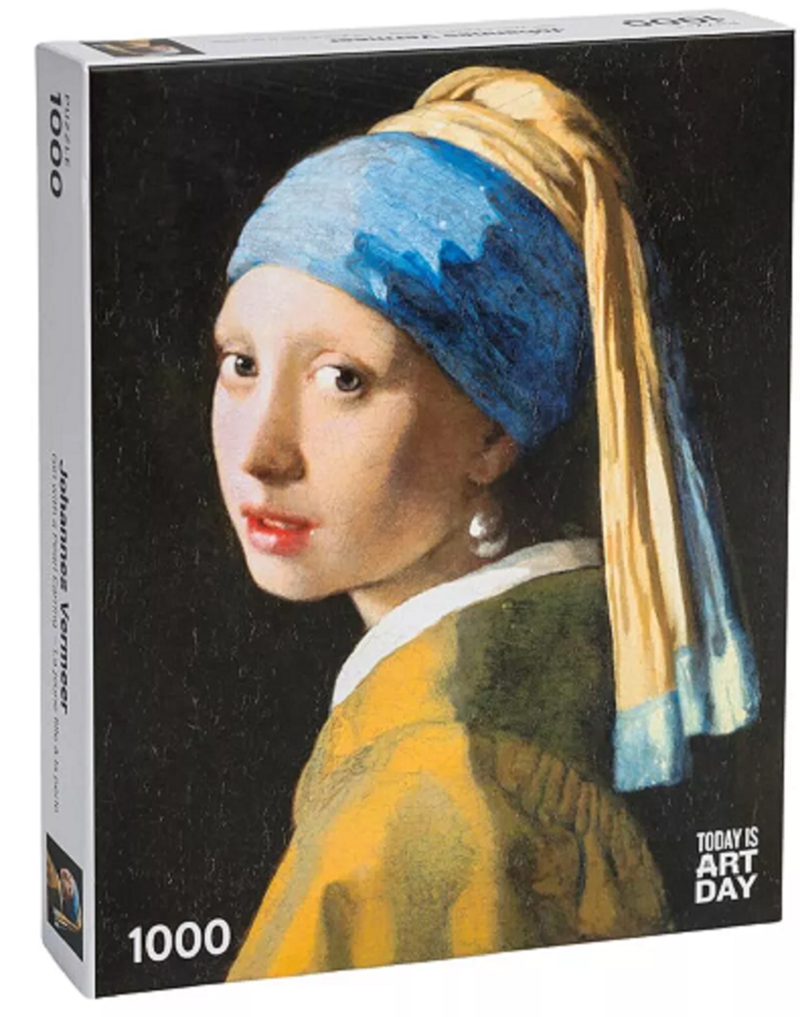 Puzzle 1000 piese - Johannes Vermeer - Fata cu cercel de perla | Today is art day - 1 | YEO