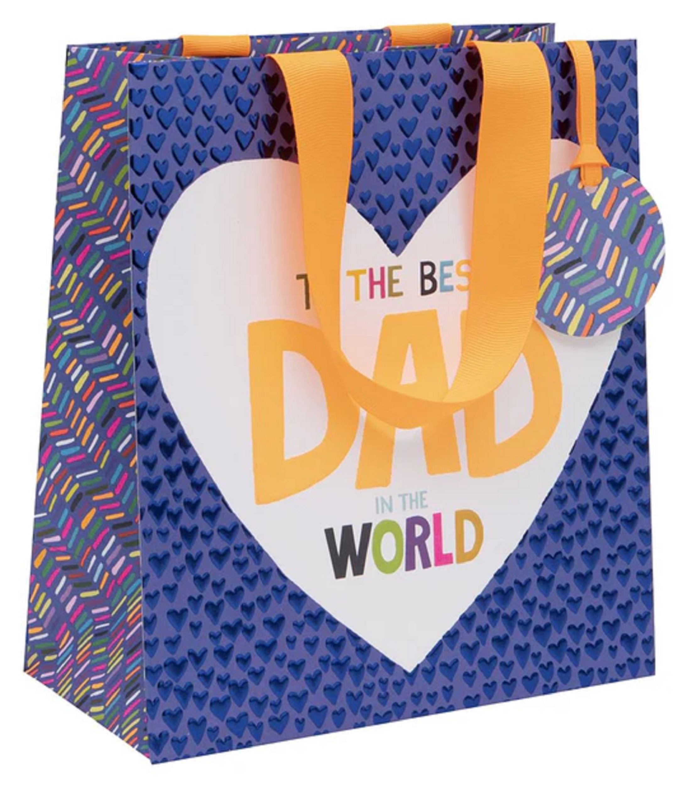 Punga cadou - Best Dad - Hearts - Mare | Glick