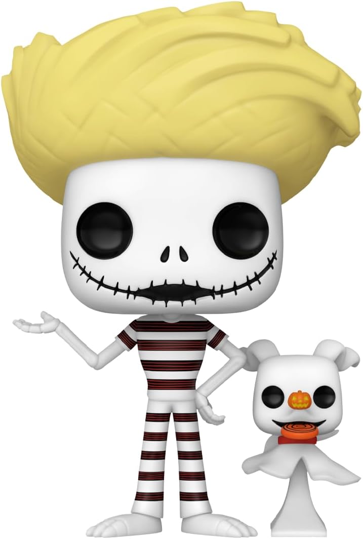 Figurina - Pop! The Nightmare Before Christmas - Jack with Zero | Funko