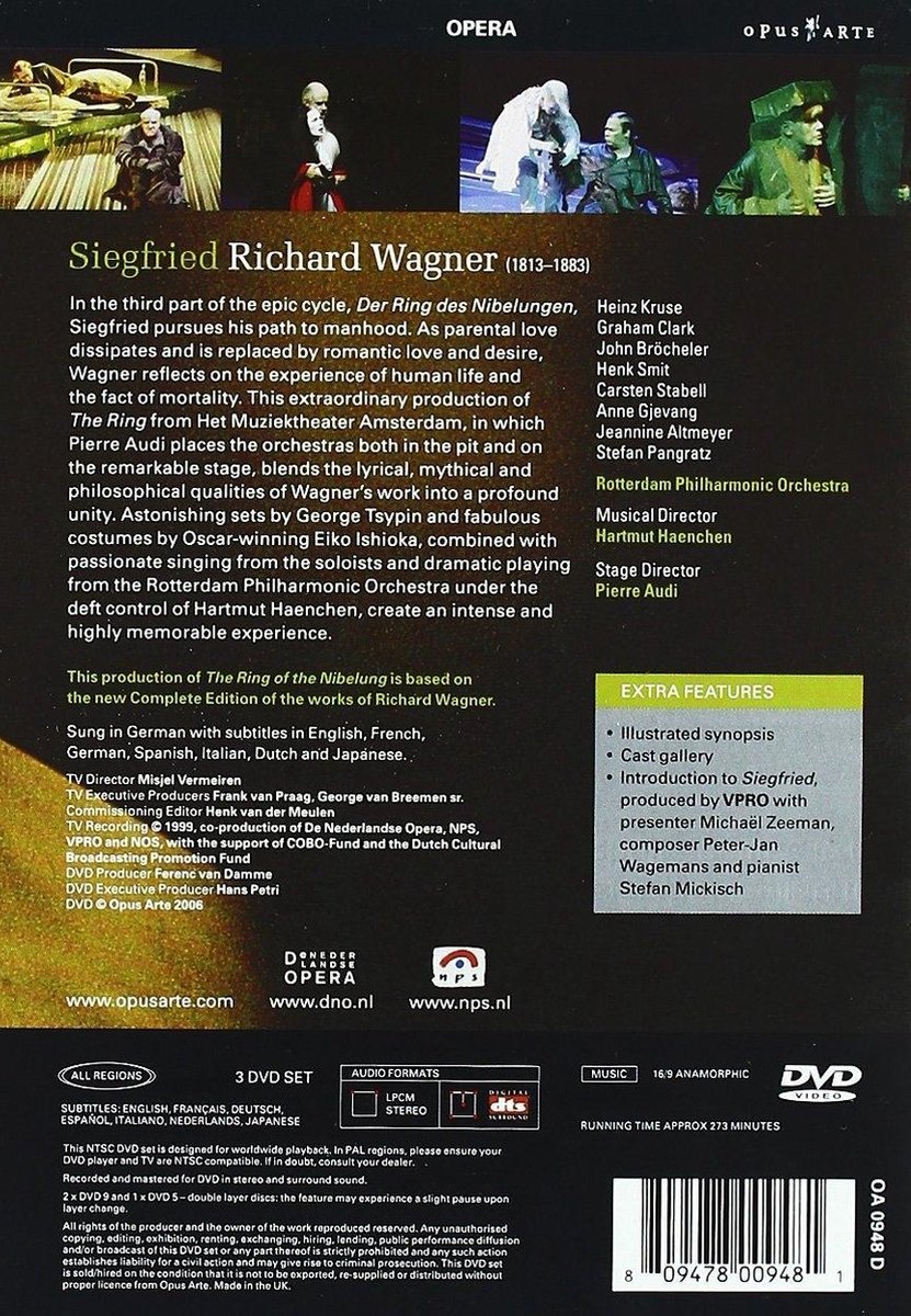 Siegfried - DVD | Richard Wagner, Hartmut Haenchen, Graham Clark, Jeannine Altmeyer