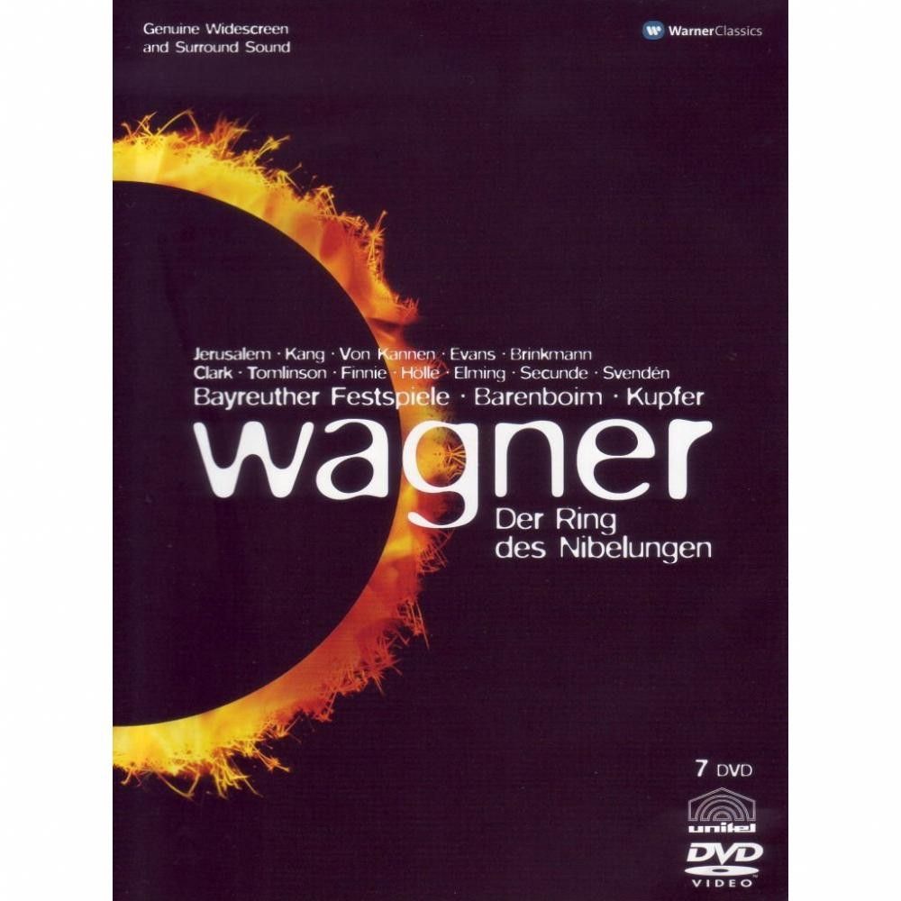 Wagner: Der Ring des Nibelungen / The Ring of the Nibelung - 7 DVD | Daniel Barenboim, John Tomlinson, Anne Evans, Harry Kupfer, Richard Wagner