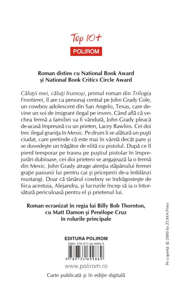 Calutii mei, caluti frumosi | Cormac McCarthy