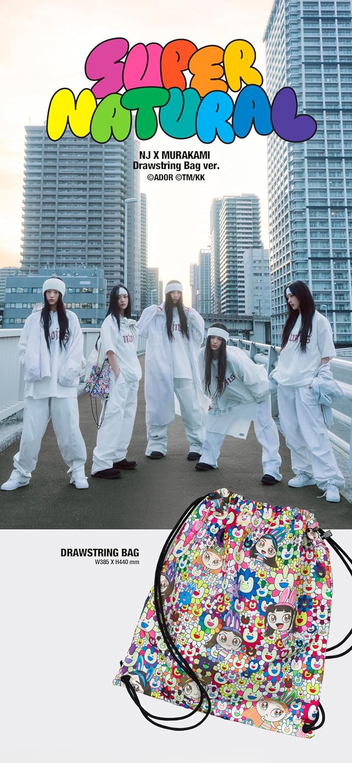 Supernatural NJ X Murakami (Drawstring Bag Version) | NewJeans - 1 | YEO