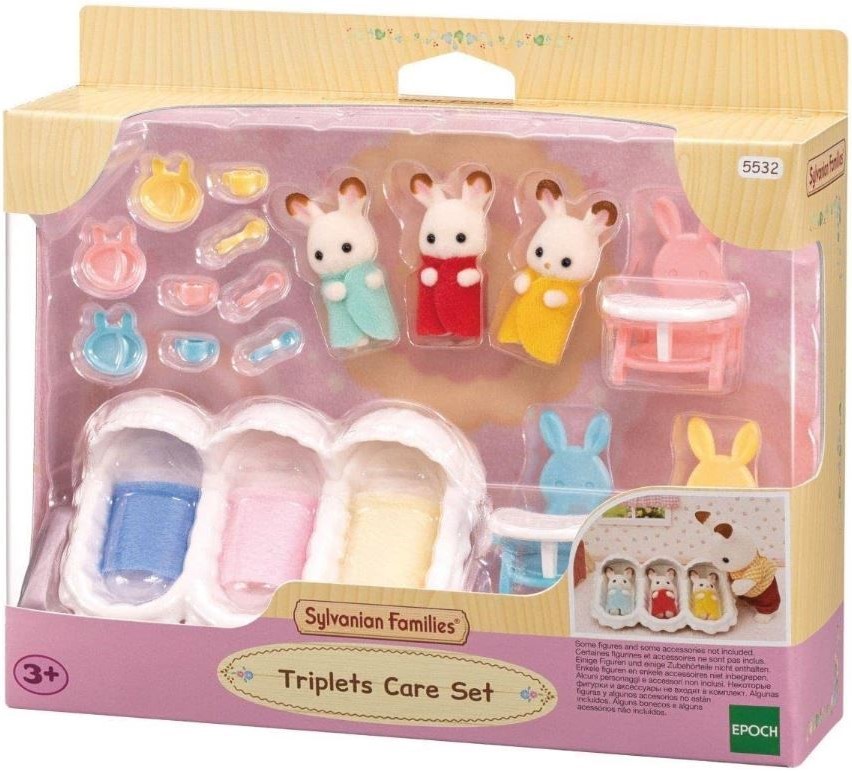 Set 3 figurine - Sylvanian Families - Set de ingrijire a bebelusilor | Epoch