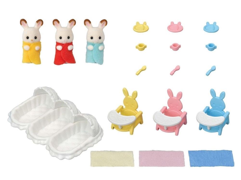 Set 3 figurine - Sylvanian Families - Set de ingrijire a bebelusilor | Epoch - 1 | YEO