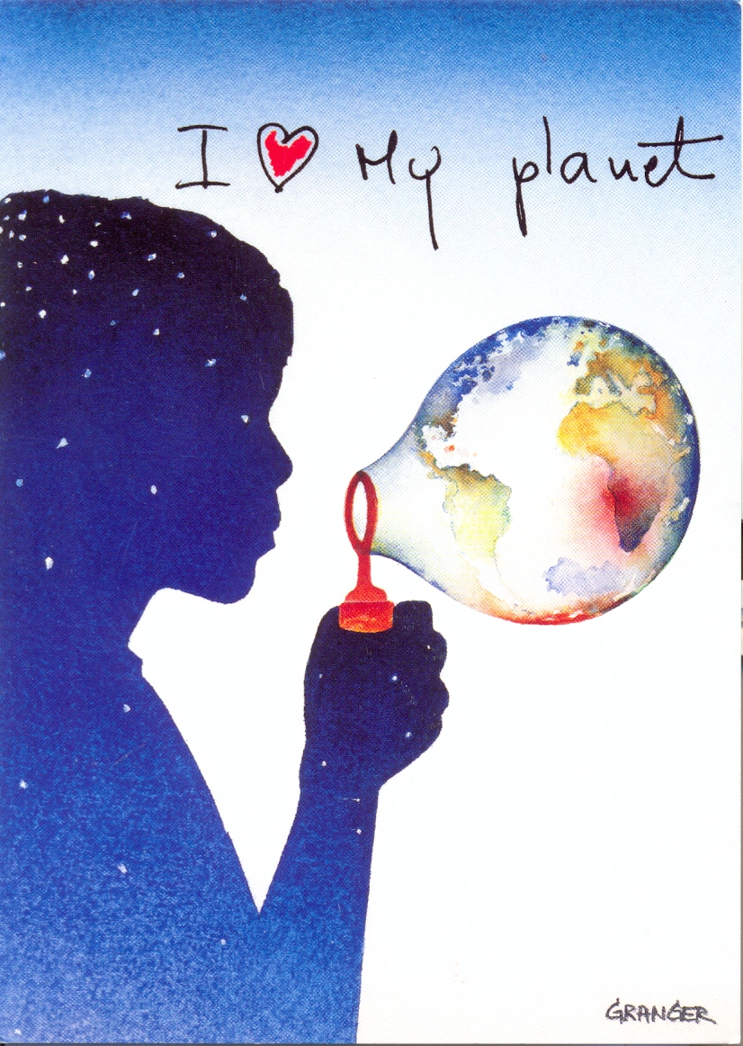 Carte postala - I love my planet | Nouvelles Images