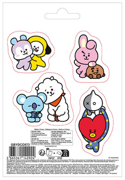 Set 7 stickers - BT21 | GB Eye - 1 | YEO