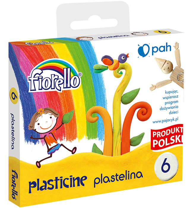 Set 6 culori plastilina - Fiorello | Opah - 1 | YEO