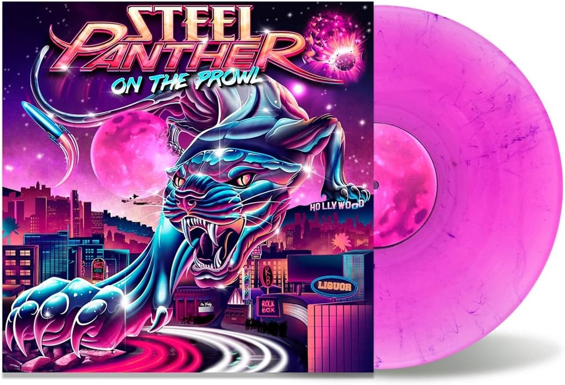 On The Prowl (Translucent Pink/Blue Marbled Vinyl) | Steel Panther