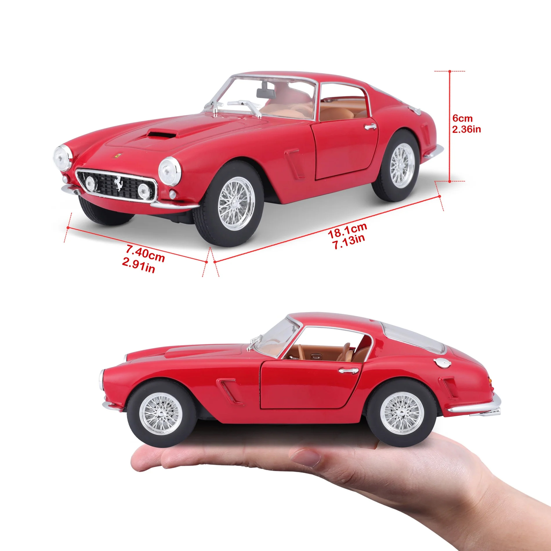 Masina - Ferrari 250 GT, Scale 1:24 | Bburago - 8 | YEO