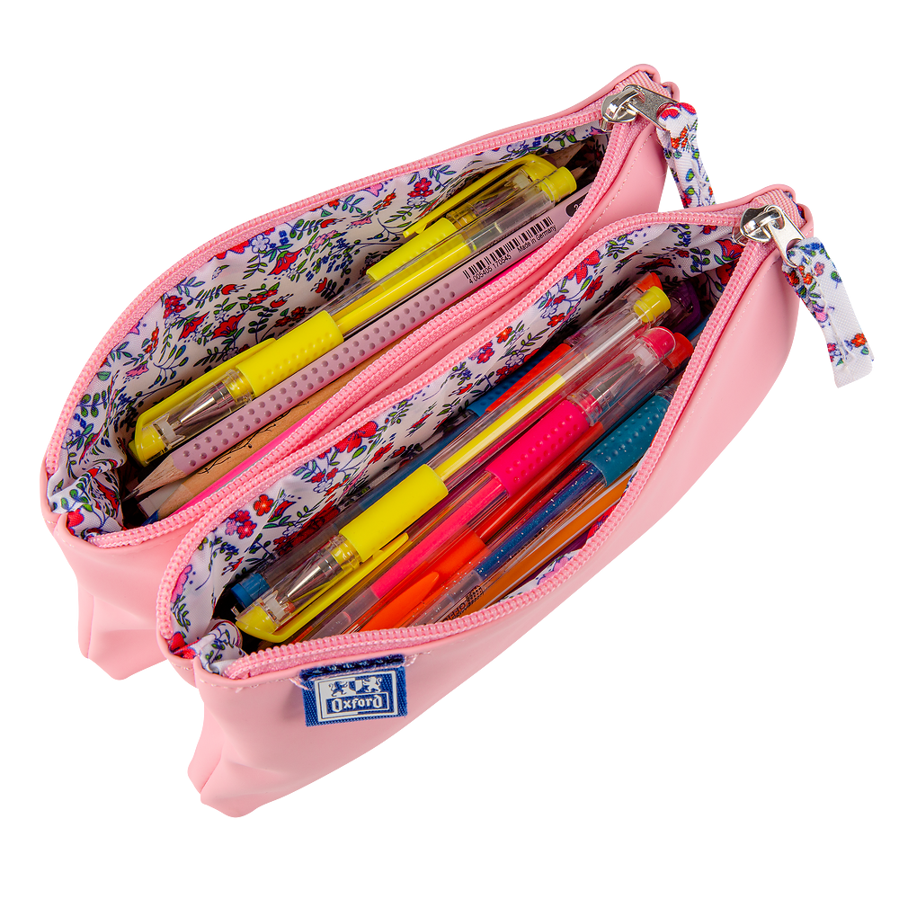 Penar Oxford tip etui - Zip Floral Pastel | Oxford - 2 | YEO