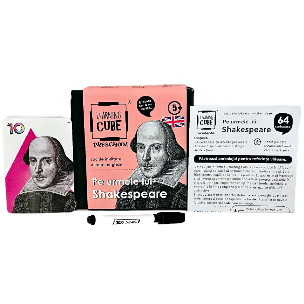 Joc - Learning Cube - Pe urmele lui Shakespeare | K-Toyz - 1 | YEO