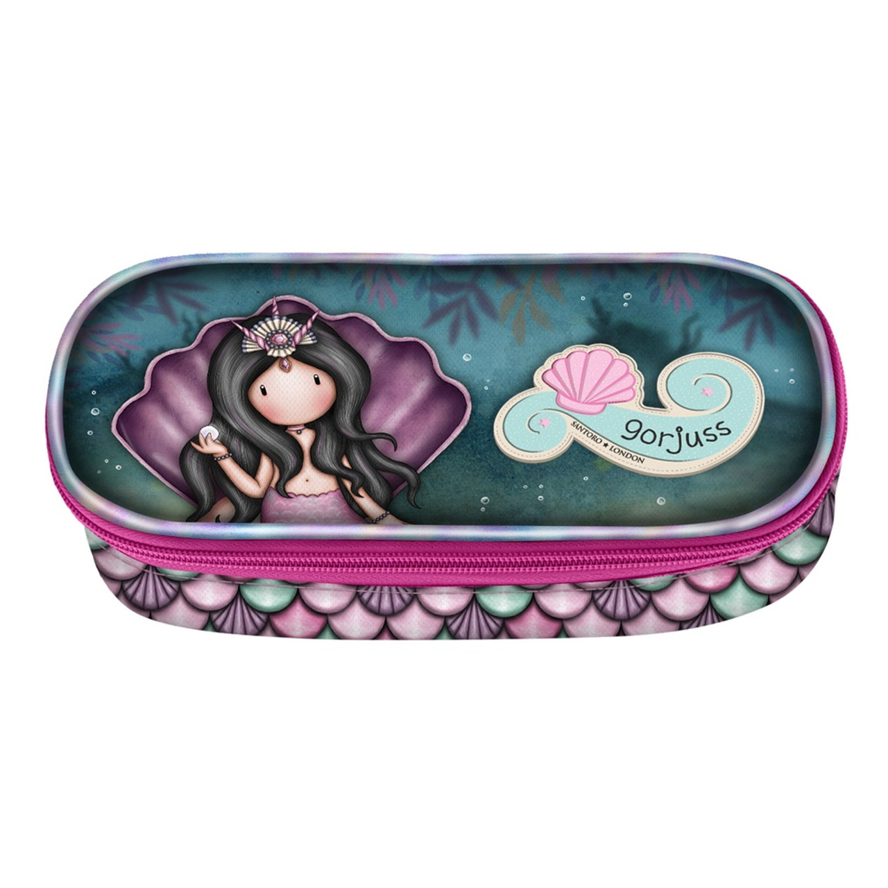 Penar - Gorjuss - The World Is Your Oyster - Zip Around Pencil Case | Santoro - 1 | YEO