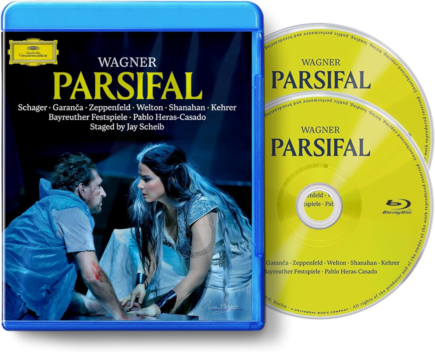 Wagner: Parsifal (Blu-ray) | Bayreuther Festspiele, Pablo Heras-Casado, Andreas Schager, Derek Welton, Elina Garanca, Georg Zeppenfeld