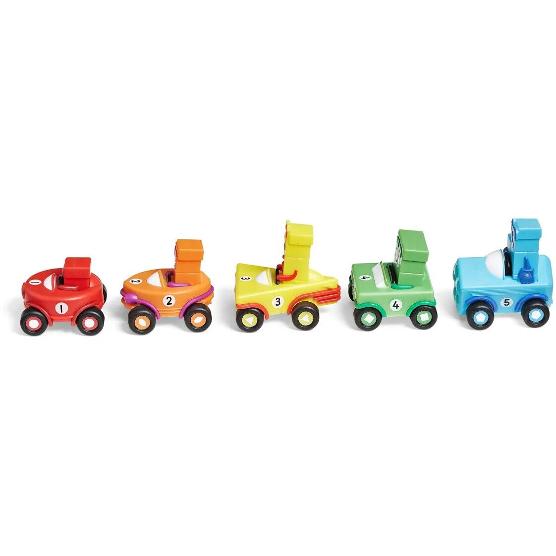 Set educativ - Number Blocks - Mini Vehicles | Hand2Mind - 5 | YEO