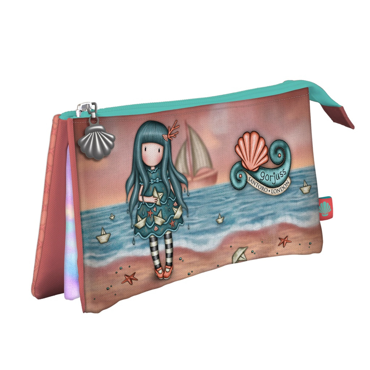 Penar - Gorjuss - Washed Ashore - Triple Pocket Pencil Case | Santoro - 1 | YEO