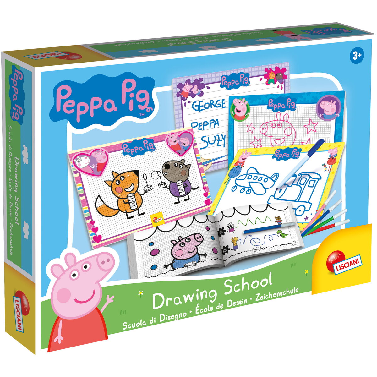 Set creativ - Peppa Pig - Drawing School | Lisciani - 3 | YEO