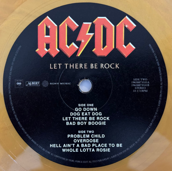 Let There Be Rock (50th Anniversary) - Gold Vinyl | AC/DC - 1 | YEO