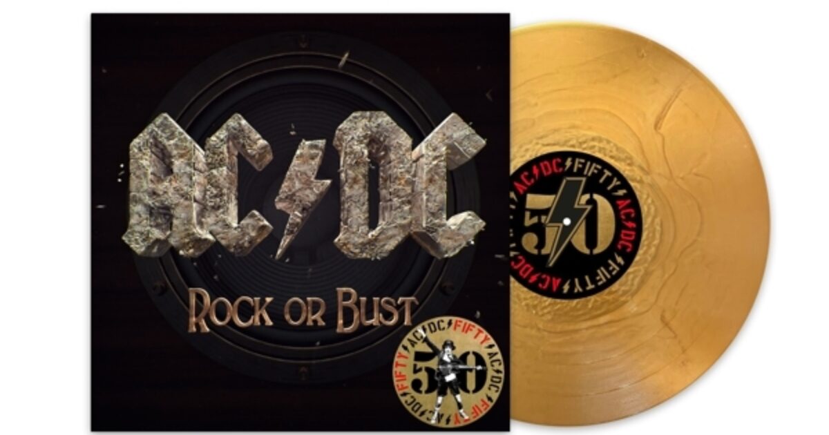 Rock Or Bust (50th Anniversary) - Gold Vinyl | AC/DC