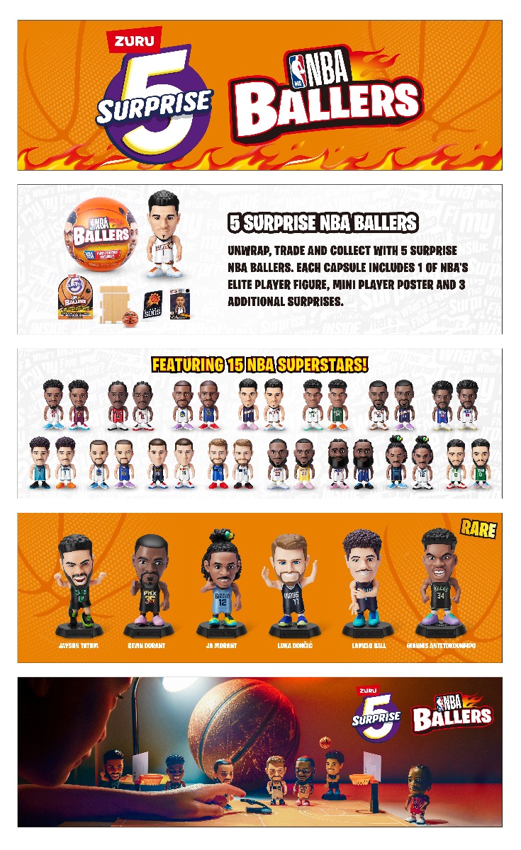 Figurina - 5 Surprise - NBA Ballers Mini Brands, S1 | 5 Surprise