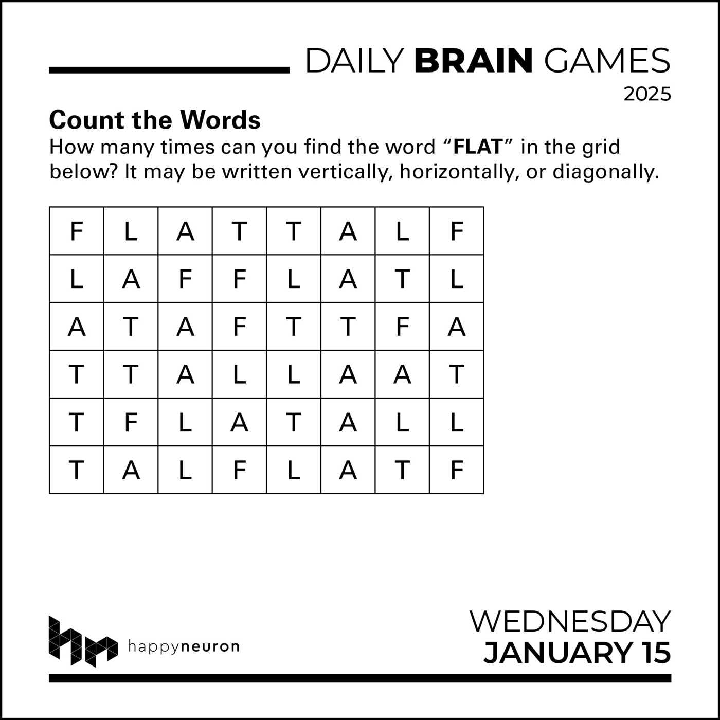 Calendar de birou 2025 - Daily Brain Games | Andrews McMeel Publishing - 1 | YEO