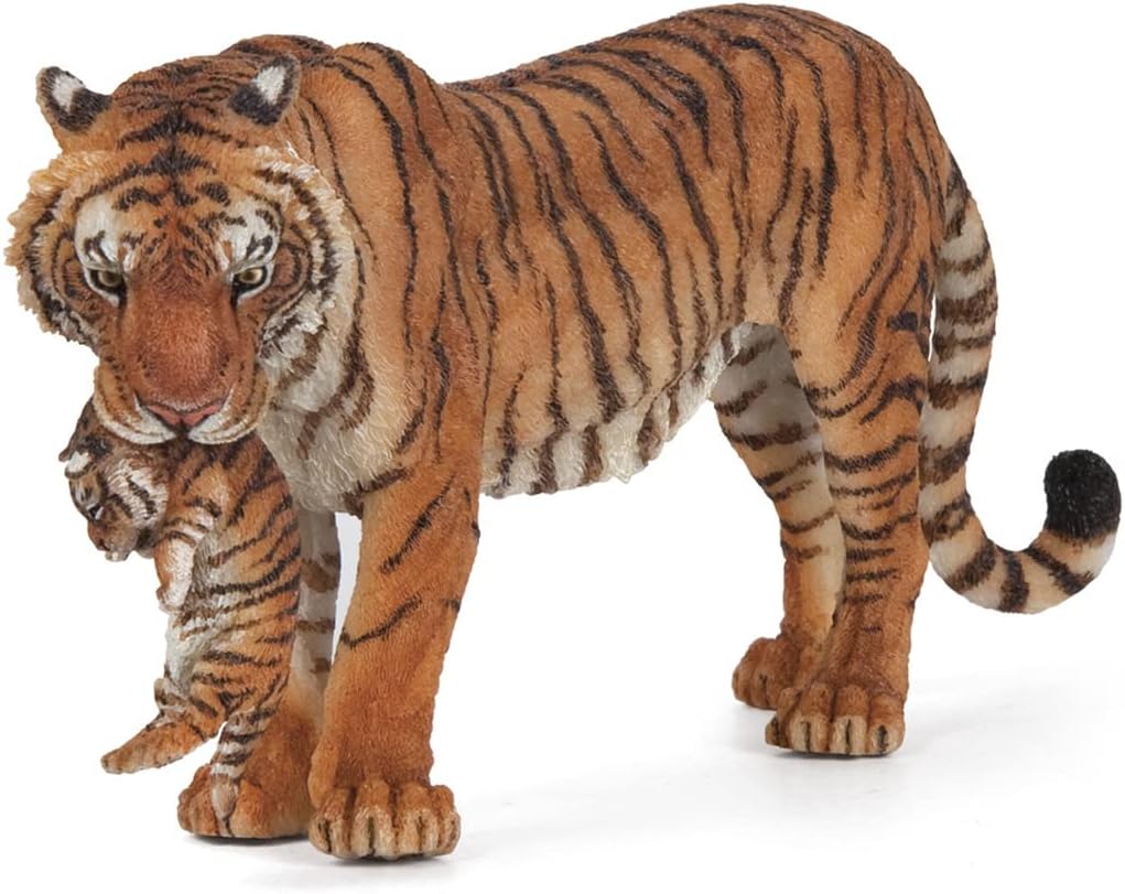 Figurina - Wild Animal Kingdom - Tigress with cub | Papo