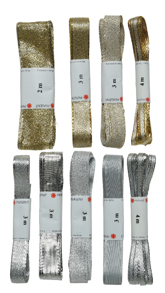 Panglica decorativa - Glitter Ribbon - mai multe dimensiuni | Kaemingk - 1 | YEO