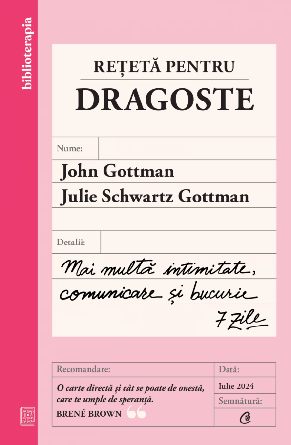 Reteta pentru dragoste | John Gottman, Julie Schwartz Gottman - 3 | YEO