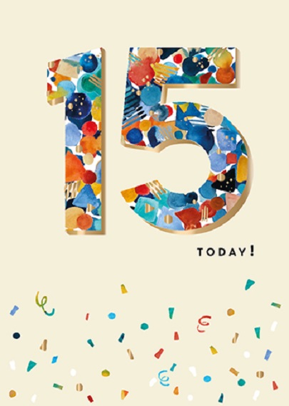 Felicitare - Fifteen Today | Ling Design