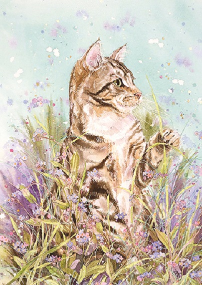 Felicitare - Blank Meadow Cat | Ling Design