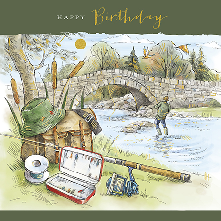 Felicitare - Bday Gen - Gone Fishing | Ling Design