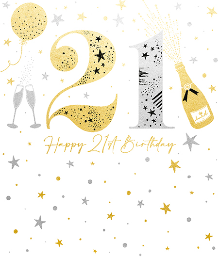 Felicitare Let s Celebrate 21st | Ling Design