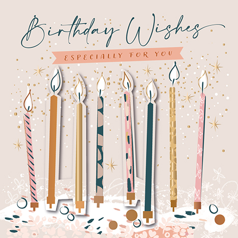 Felicitare - Bday Gen - Birthday Candles | Ling Design