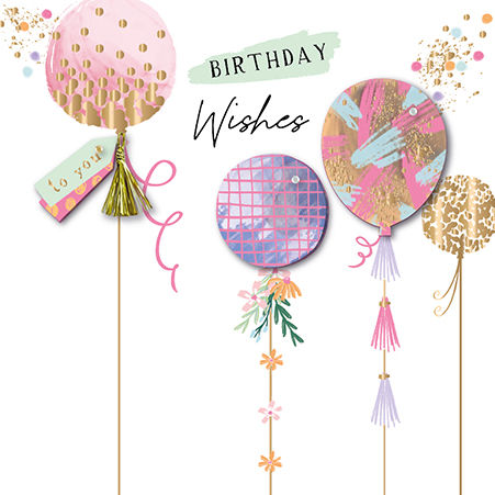 Felicitare - Bday Gen - Birthday Balloons | Ling Design