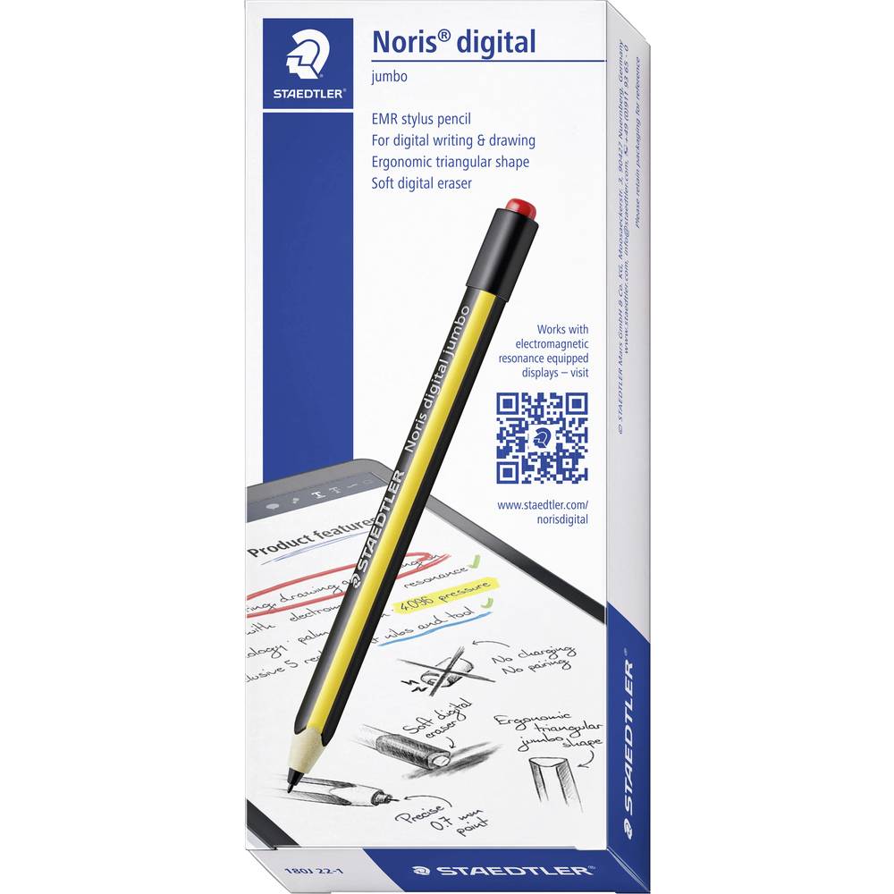 Stylus - Noris Digital Jumbo - pentru ecrane EMR | Staedtler - 4 | YEO