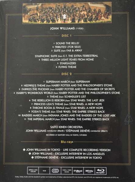 John Williams In Tokyo | John Williams, Saito Kinen Orchestra, Stephane Deneve