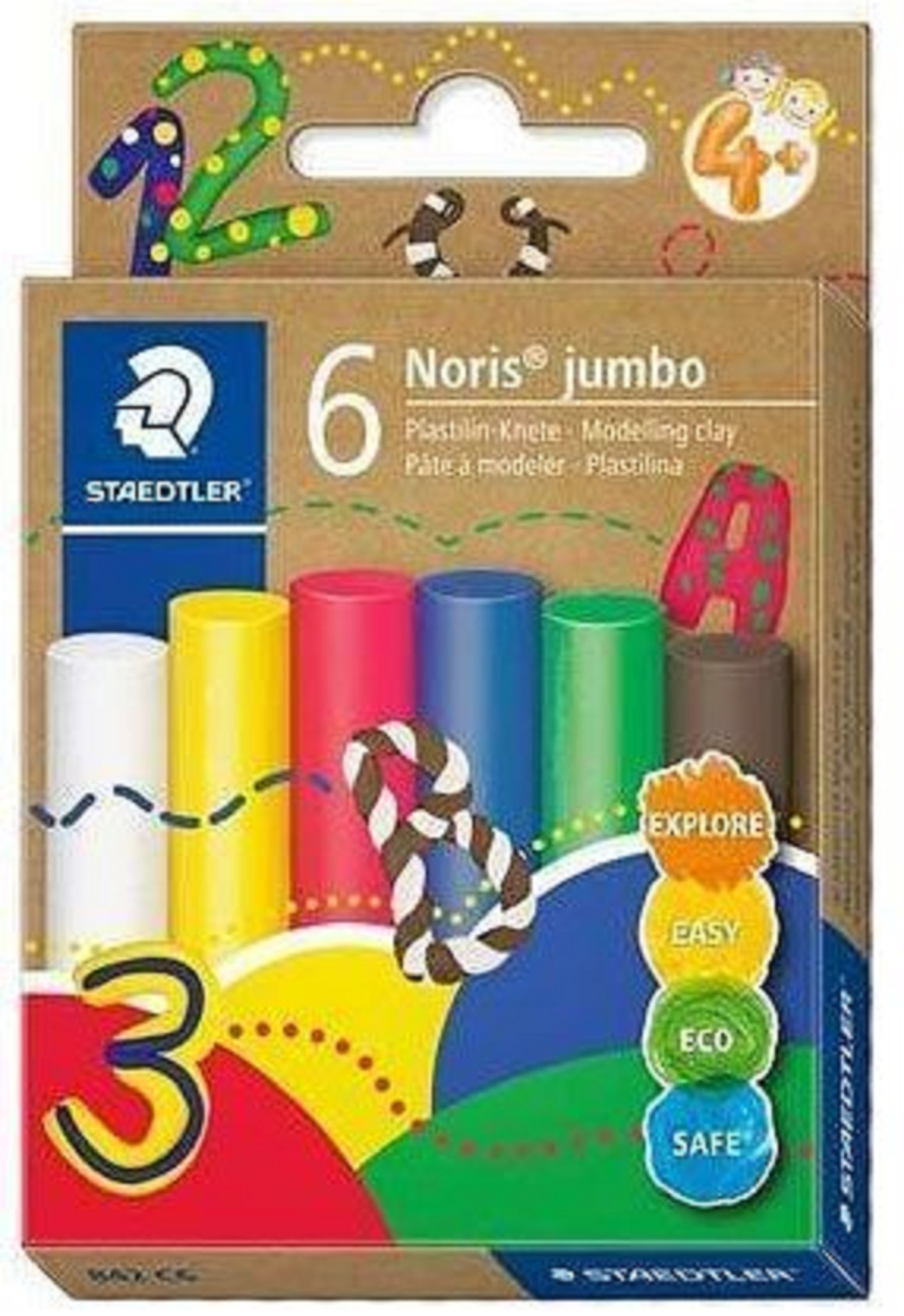 Plastilina - 6 culori - Standard | Staedtler